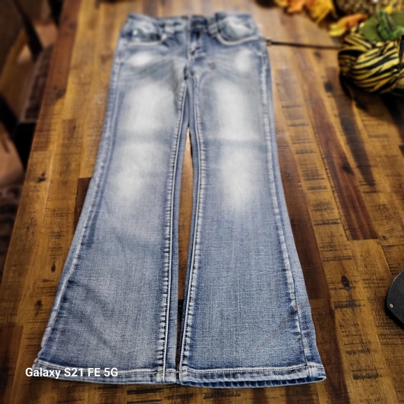 NWOT Shyanne Western Jeans Girl's Size 10 26 X 28 - Rise 8 1/2 - Picture 7 of 7